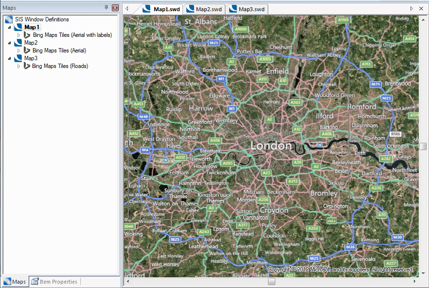 80Bing Maps Tiles (Aerial With Labels) Zoomed Example 